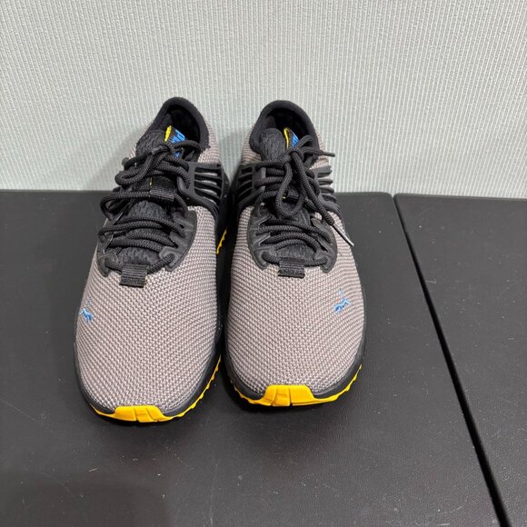 Puma Gray & Black Sneakers With Yellow Sole Womens US 7C SoftFoam - Picture 7 of 12